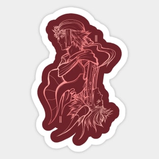 FF2 character art Sticker